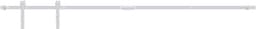 vidaXL - Ophangset - voor - minischuifdeur - 200 - cm - koolstofstaal - wit — thumbnail 1