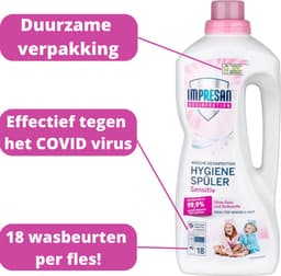 IMPRESAN Was Toevoeging Hygiëne - 1500ml Voordeelverpakking - Wasmiddel Desinfectie - Dettol Wastoevoeging Alternatief - Dettol Wasmiddel Alternatief - Sanytol wasmiddel alternatief — thumbnail 3