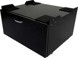 Wasmachine sokkel - verhoger - 33 cm met lade - zwart — thumbnail 2