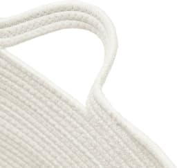 vidaXL - Wasmand - Ø - 60x36 - cm - katoen - beige - en - wit — thumbnail 5