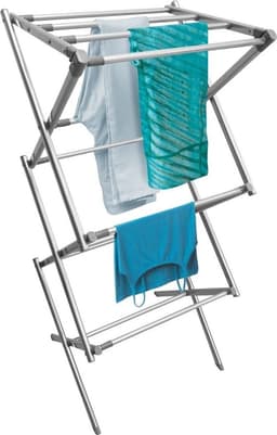 wasdroogrek met grote capaciteit opgewaardeerde versie, droogrek kleding, waslijn roestvrij staal, vouwen binnen en buiten — thumbnail 1