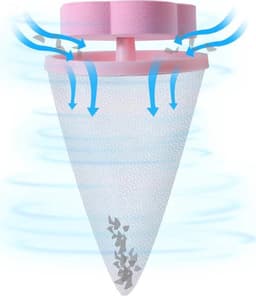 IBBO® - Wasmachine filter - Wasmachine reiniger - Wasmachine vuilreiniger - Wasmachine cleaner - Herbruikbaar - Wasfilter - Schoonmaakmiddel - Vuil verwijderen - Drijvend vangnet - Haarvanger - Haar vanger - Ontstopper - 2 stuks — thumbnail 5