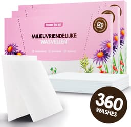 Mr. Green Mind Wasstrips ECO 360 Wasbeurten bloemig Flower Forest Milieuvriendelijke Wasmiddeldoekjes Wasvellen Wasmiddel Voordeelverpakking incl. wasverzachter — thumbnail 1
