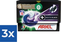Ariel All-in-1 Pods+ Wasmiddelcapsules Revita Black 12 stuks - Voordeelverpakking 3 stuks — thumbnail 1