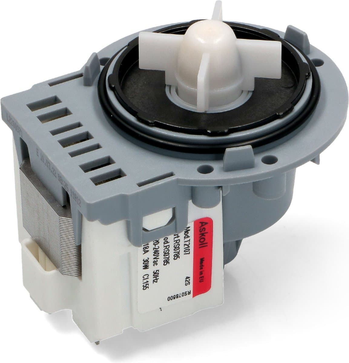 Afvoerpomp pomp wasmachine - askoll pomp wasmachine 30W - universeel geschikt voor oa Aeg Electrolux Zanker Whirlpool — afbeelding 1