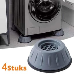 PRO-Deals - Wasmachine Demper - Trillingsdemper - Anti Slip Trilmats - Schokdemper - 4 Stuks Anti Tril — thumbnail 1