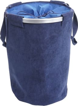Wasmand MCW-C34, Wasmand Waszak Wasmand met trekkoord, handvat 55x39cm 65l ~ koord blauw — thumbnail 2