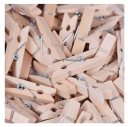 50 STUKS Mini knijpers - 25mm - Houten clips voor fotos - Wasknijper - Decoratie Clips - Pinnen Foto Knijpers Geboorte Wasknijpers — thumbnail 4