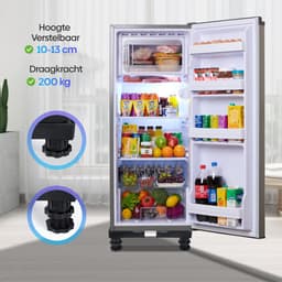 Olvy Home - Wasmachine Verhoger - Wasmachine Opbouwmeubel - Wasmachine Sokkel - Kast - Ook voor Droger, Koelkast, Vaatwasser en Vriezer — thumbnail 4