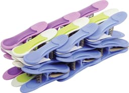 Clips, 18 stuks - , Mauve, Blauw en Groen — thumbnail 1