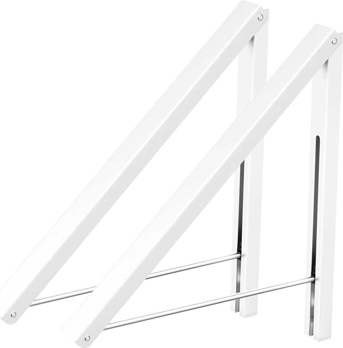 Equivera Wanddroogrek - Wanddroogrek Inklapbaar - Droogrek - Wand Droogrek - Wasrek Hangend - Schuifbaar — afbeelding 1