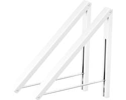 Equivera Wanddroogrek - Wanddroogrek Inklapbaar - Droogrek - Wand Droogrek - Wasrek Hangend - Schuifbaar