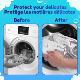 Wasnetten voor wasmachine, duurzame waszakken met ritssluiting, reiswasnet — thumbnail 2