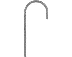 10x Grondanker staal 8mm 20cm. — afbeelding 1