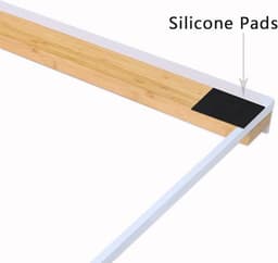 Universeel stapel-/verbindingsframe voor wasmachine en wasdroger, wasmachine accessoires/droger accessoires, tussenframe wasmachine en droger met ratelkabel, breedte — thumbnail 4