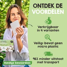 Proefpakket Wasstrips ECO 360 Wasbeurten in 3 Geuren Milieuvriendelijke Wasmiddeldoekjes Wasvellen Wasmiddel Voordeelverpakking incl. wasverzachter wasdoekje — thumbnail 4