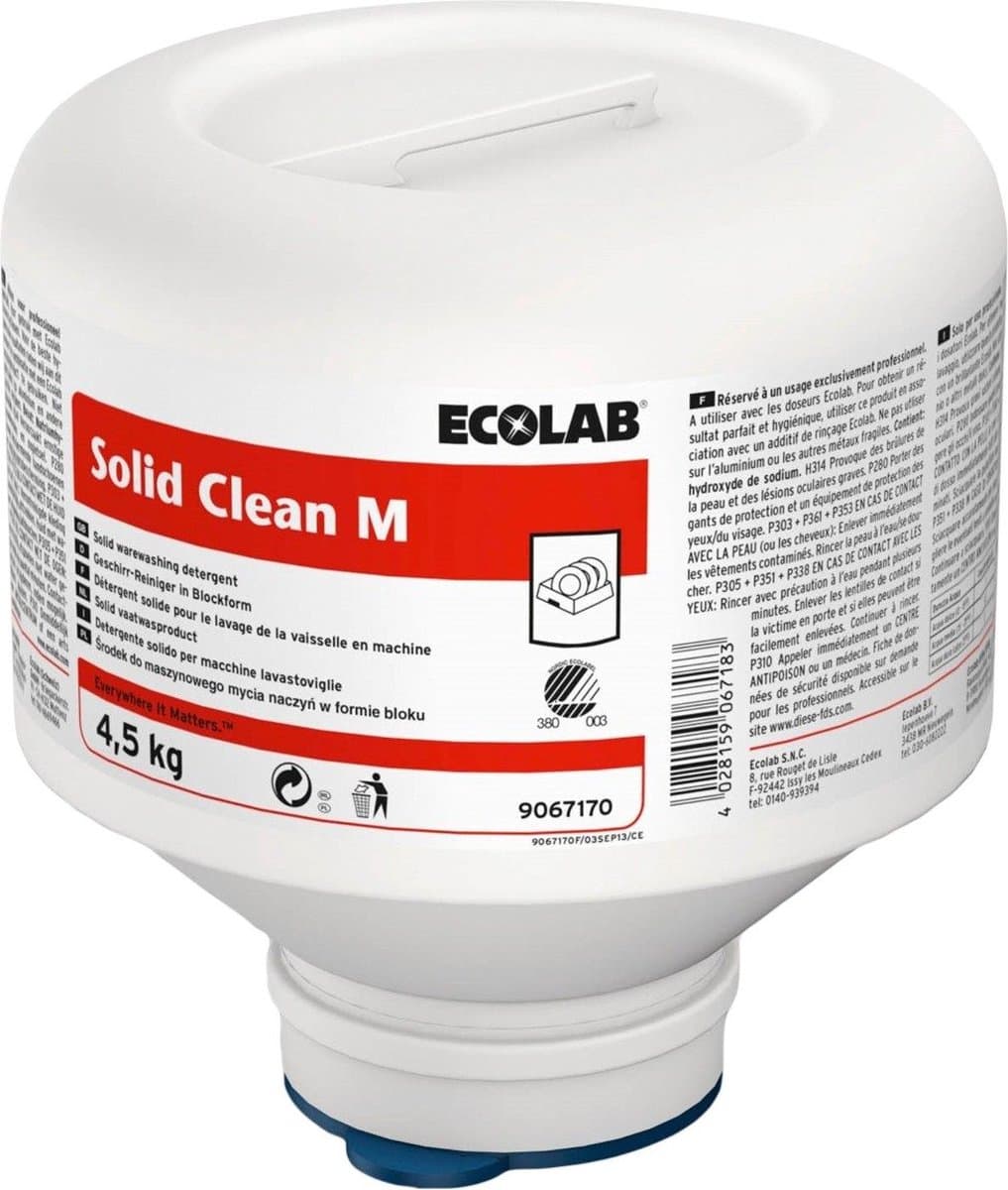 Ecolab Vaatwasmiddel Solid Clean M (4500 gr) — afbeelding 1