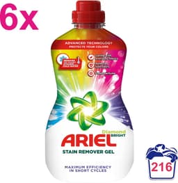 Ariel - Diamond Bright - Vlekverwijderaar - Vloeibaar - Gekleurde Was - 6x 950ml — thumbnail 1