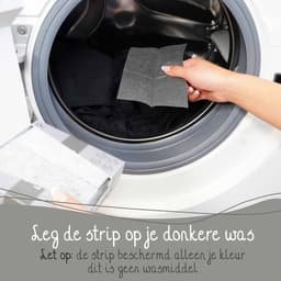 Cosmeau Zwart Donkere Was Color Protect Wasstrips 10 Wasbeurten Wasvellen Wasmiddeldoekjes Sheets Laundry Strips — thumbnail 2