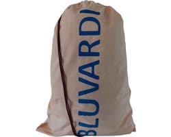 Bluvardi Katoenen waszak -XL - met trekkoord - Vintage Roze