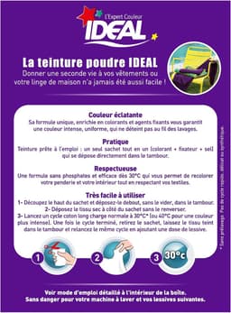 Ideal Textile Dye All in One 230g Purple — thumbnail 2