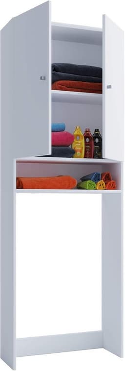 Houten bovenkast voor wasmachine met extra opbergruimte — thumbnail 5
