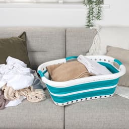 Heupwasmand - Wassorteerder - Wasbox - Wasmand - Turquoise — thumbnail 3