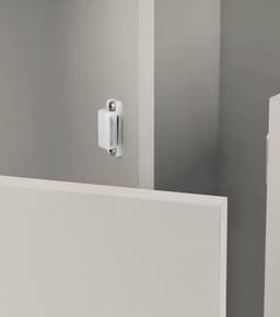 Waskast met 2 vakken voor sorteren wasgoed in badkamer of slaapkamer — thumbnail 5