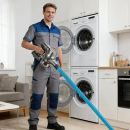 Droger Vent Reiniger - Flexibele Slang - Pluis Verwijderen - Met 2 Connectoren - 40 cm Lengte — thumbnail 5