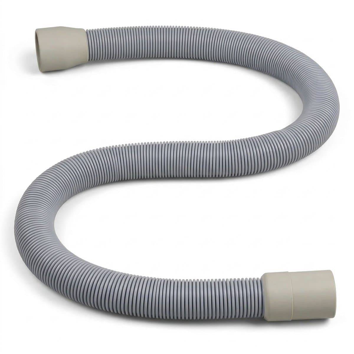 Cheqo® Afvoerslang - Flexibele Afvoerslang - Universele Afvoerslang - Afvoerslang Wasdroger - Afvoerslang Droger - Afvoerslang Condensdroger - Afvoerslang Waterafvoer - Waterafvoerslang - Afvoerslang Recht — afbeelding 1