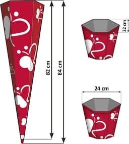 Grote Witte Knutsel Snoepzak 85 cm - Extra Stabiel Met Tule Sluiting — thumbnail 2