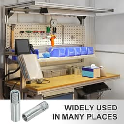 Inslagganker Bouten - Bevestigingsanker - Beton Verankeren - Verzinkt Koolstofstaal - M10 11mm Gat - Zilver — thumbnail 4