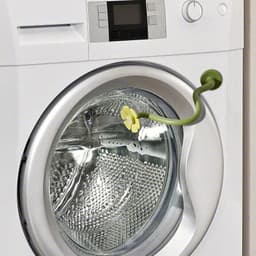 Deur Steun - Wasmachine Accessoire - Lucht Circulatie - Bloem Design Magnetisch - 16 cm Hoog - Roze Groen Blauw — thumbnail 2