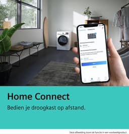 Siemens WQ46H2DEFG - iQ500 - Wasdroger - Warmtepompdroger - 9 kg - - Energielabel B - Zelfreinigende condensor blijvend energiezuinig -Home connect — thumbnail 4