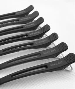 12x Professionele Antislip Haarspeldenset Zwart - Voor Knippen, Stylen en Verdelen — thumbnail 3