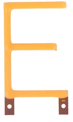 -E- COB LED 3V Filament Letter Geel 3 x 3 cm FPC 2200K 1W Warm-wit — thumbnail 2