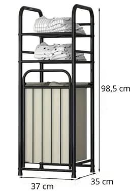 LoftDesign UrbanLine - Wasmand - Smal - Duurzaam - Modern Design — thumbnail 2