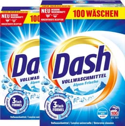 Dash Alpenfris Universeel Waspoeder - XXL Pack - 2 x 5 kg - 200 Wasbeurten - Reinigt tot diep in de vezels - Verwijdert vlekken in 1 wasbeurt - Heerlijk frisse geur — thumbnail 1