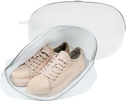 Benson Waszak schoenen - 2x - 1 paar - wasnet - wit - 42 x 24 cm