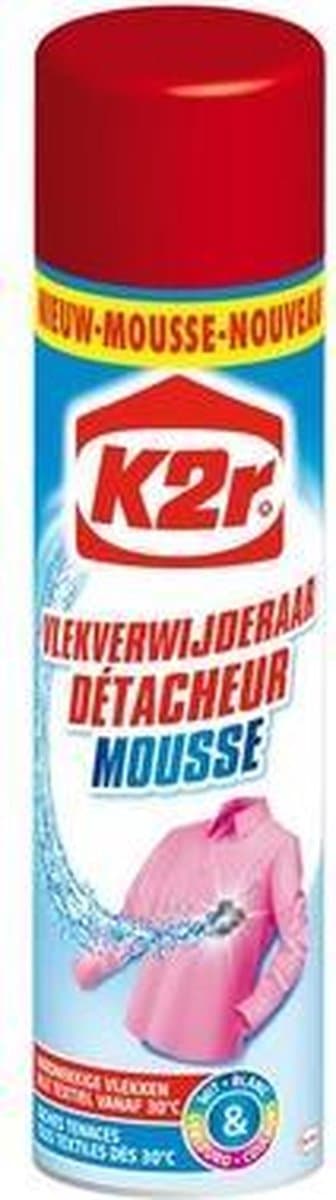 K2R AEROSOL ONTVLEKKER  MOUSSE 400 ML  3303 — afbeelding 1