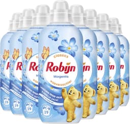 Robijn - Wasverzachter - Morgenfris - 8 flessen - 312 wasbeurten - Voordeelverpakking — thumbnail 2