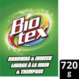 Biotex Waspoeder - Handwas & Inweek - met actieve biologische enzymen - 720 g — thumbnail 2