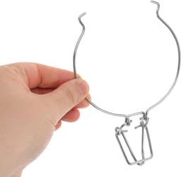 Draadklemmen Weckpotten - Afsluitclips Bussen - Voedsel Bewaren - Veerbelast Ontwerp - 6 Stuks - Zilver — thumbnail 5