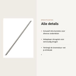 Dailygoods- Hydratiepak Schoonmaakset 4 in 1 - Reinigingsset - Drinkzak - Droogrek - Borstels - Verlengde levensduur — thumbnail 5