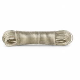 Dailygoods- Waslijn 30 m met stalen kern - PVC-omhulsel - Flexibel - Voor buiten - Tuin/camping - Geschikt voor kleding en beddengoed - Ophanglijn — thumbnail 1