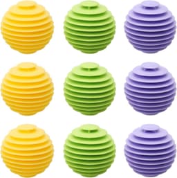 9 stuks drogerballen, wasbal voor wasmachine, wasballen voor donsjassen, wasballen, herbruikbare wasdrogers, wasballen, minder vouwen en knijpers — thumbnail 1