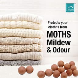 Ceder Houten Ballen - Kleding Beschermers - Kleding Beschermen - 100% Natuurlijk - 12 Stuks - Houtkleur — thumbnail 2