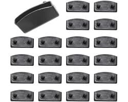 SVGCommerce - Bed Clips - Ondersteuning voor Bedden - 20 Stuks - Zwart - Bedplaat Bevestiging - Geschikt voor Eenpersoons en Tweepersoonsbedden - 55mm