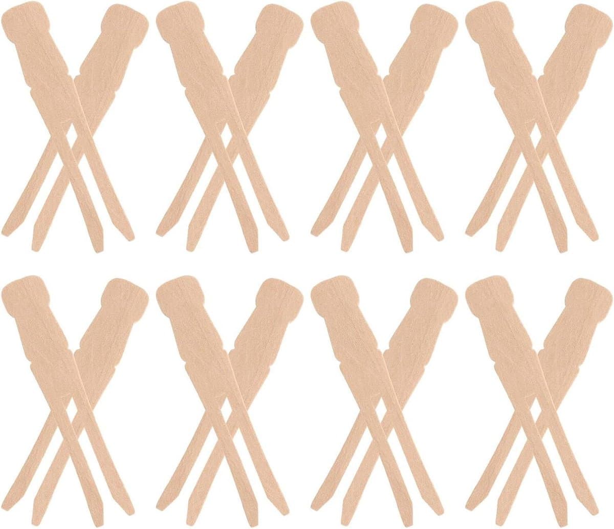 Houten Wasknijpers - Kleding Clips - Was Drogen - Natuurlijk Materiaal - 200 Stuks - Khaki — afbeelding 1