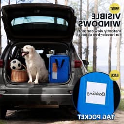 Verticale Verhuiszakken met Sterke Handvatten en Ritsen voor Kledingopslag, Waszakken en Reizen (Blauw, 2 Stuks) — thumbnail 4
